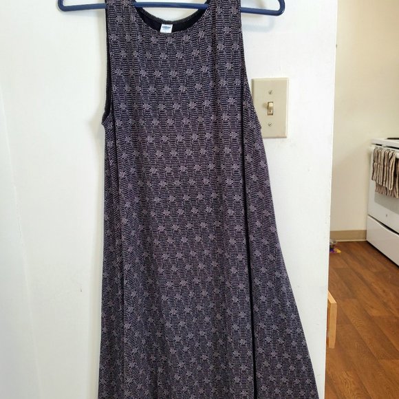 OLD NAVY Large Black and LT Gray Tank Dress - Picture 2 of 4
